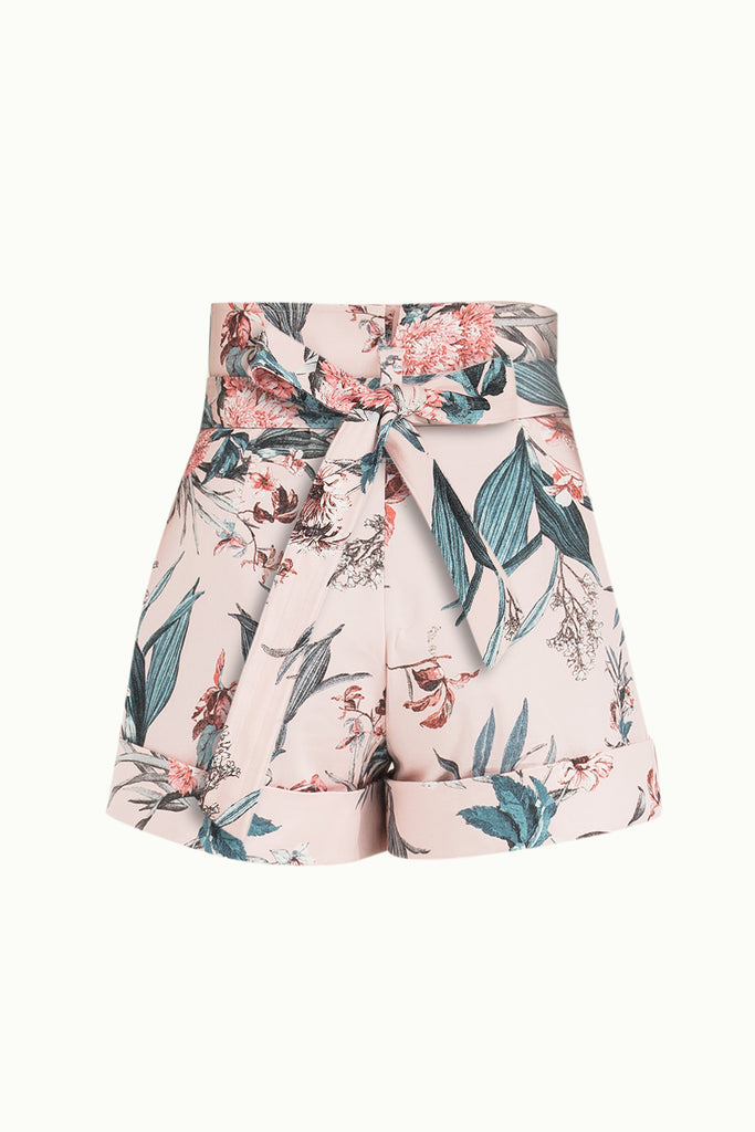 Salmon High waist  shorts 11095