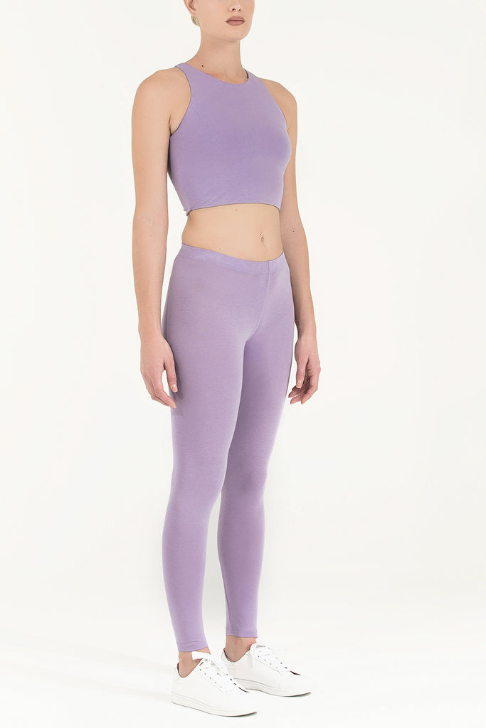 Lilac Woven  leggings 41164