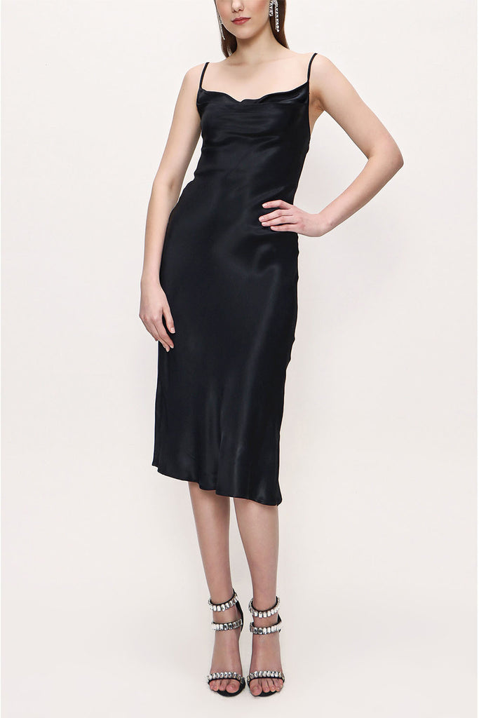Black Sleevless dress 93970