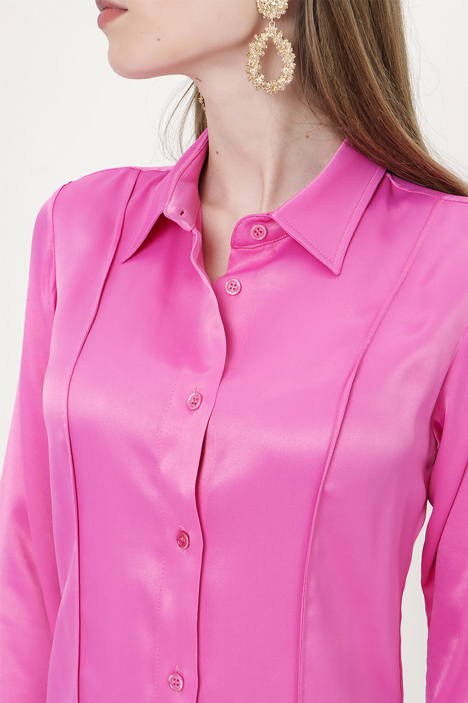 Pink Slim fit shirt 10760