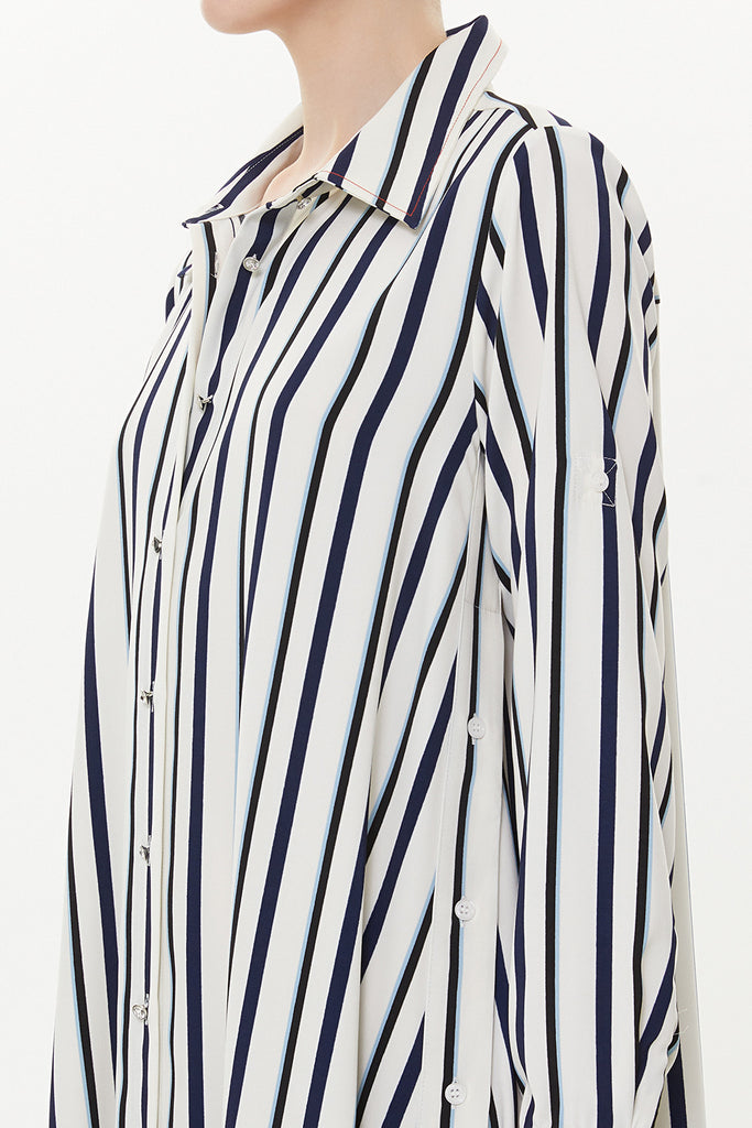 Striped Striped shirt dress 93431