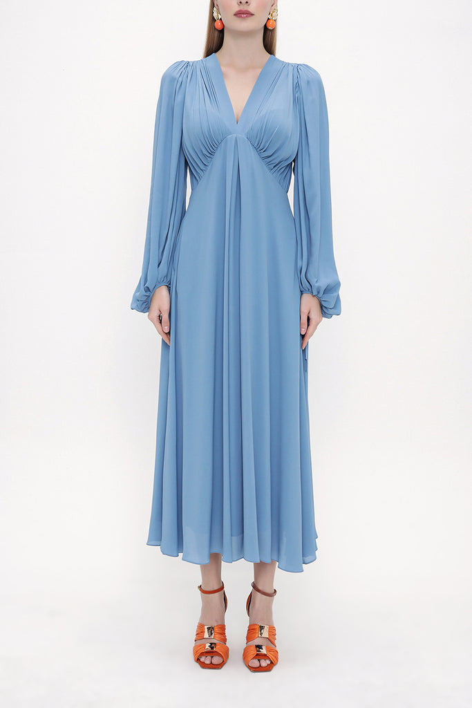 Blue Viscosa dress 93847