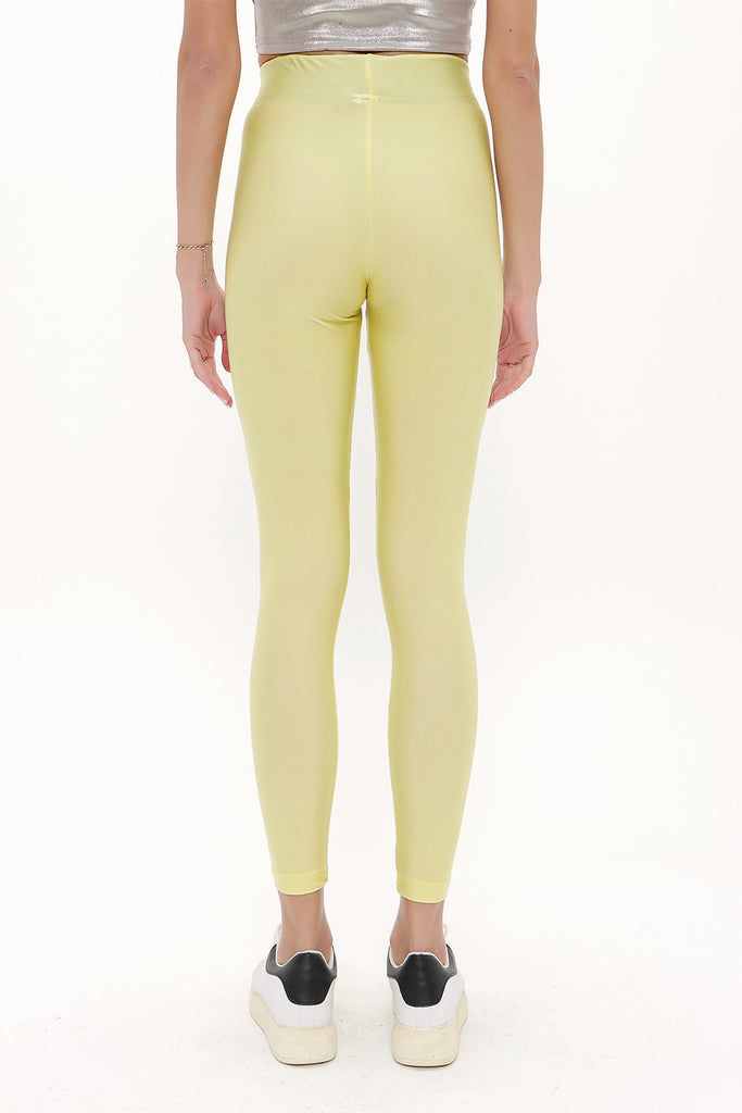 Yellow Woven  leggings 41322