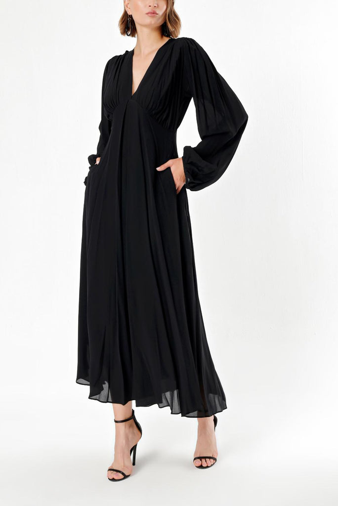 Black Viscosa dress 93847