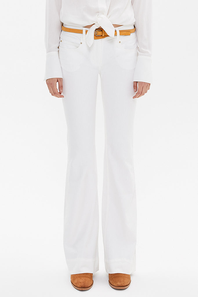 White Cotton pants 40649