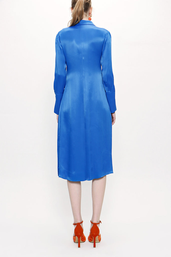 Blue Shirt  dress 93765