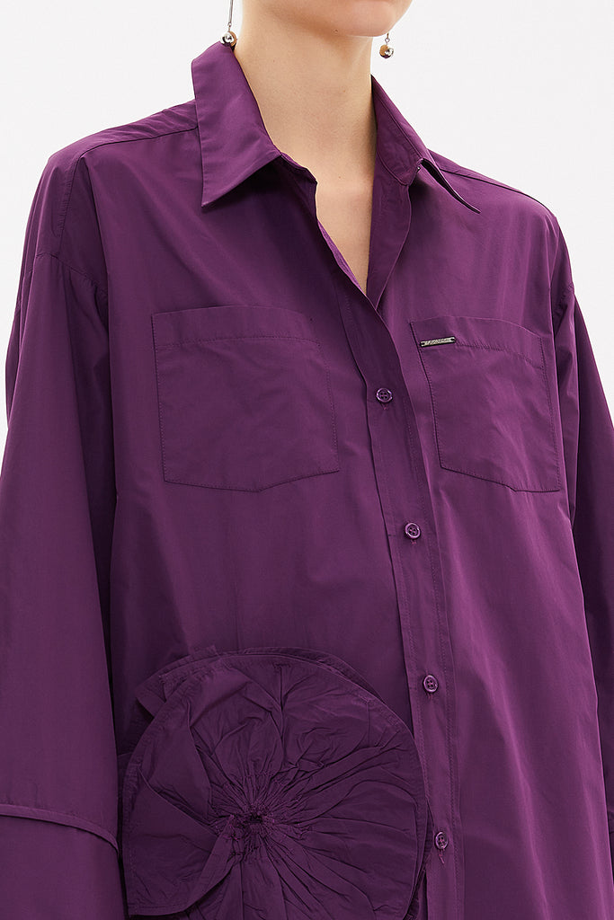 Violet Rose  detail  shabby chic shirt  10741