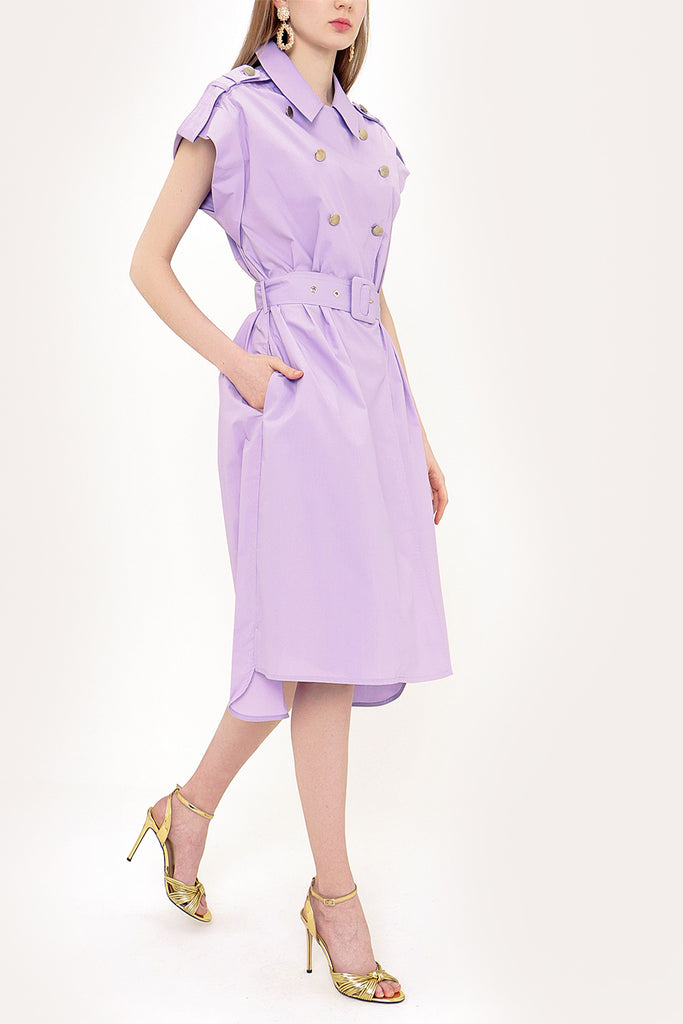 Lilac Shirt dress 93528